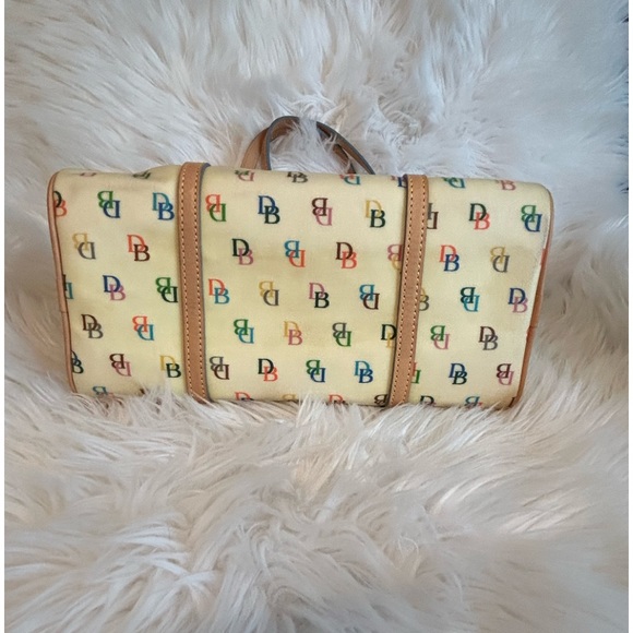 Dooney & Bourke Monogram Rainbow Barrel Bag - Picture 3 of 16